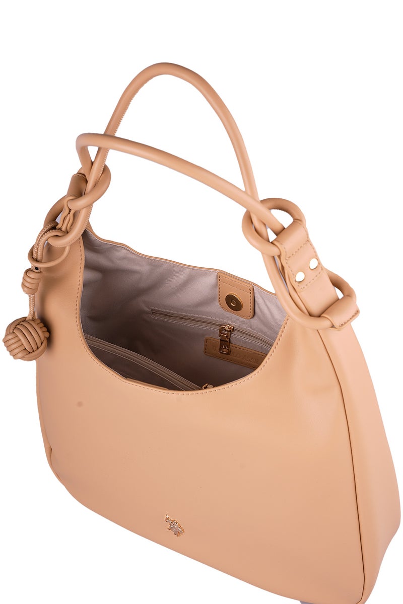 U.S. Polo Assn. Women's Shoulder Bag, Ladies Large Capacity Hobo Bag, Handbag Tote Bags Clutch Bag, Women's Leather Hobo Bag, Women's Tote Bag, Women's Shoulder Bag, Women's Hand Bag, Women's Travel Bag, for Office Sling Bag Side Bag and Girls College Students - Image 4