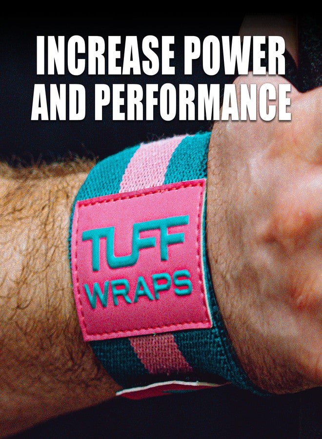 TUFF Villain 16" Wrist Wraps for Weightlifting & Powerlifting - Adjustable Support Straps for Men and Women - Ideal for Strength Training, CrossFit, Bodybuilding - Durable Comfort to Eliminate Wrist Pain - Image 3