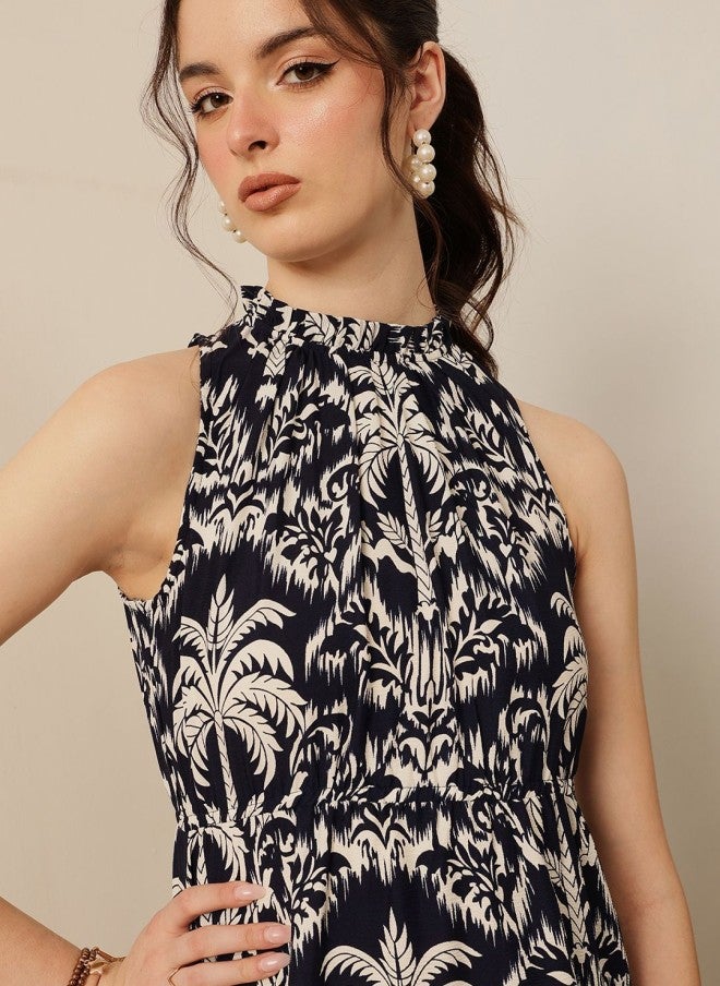 STREET 9 فستان ماكسي بطبعة زهور للنساء - Image 2