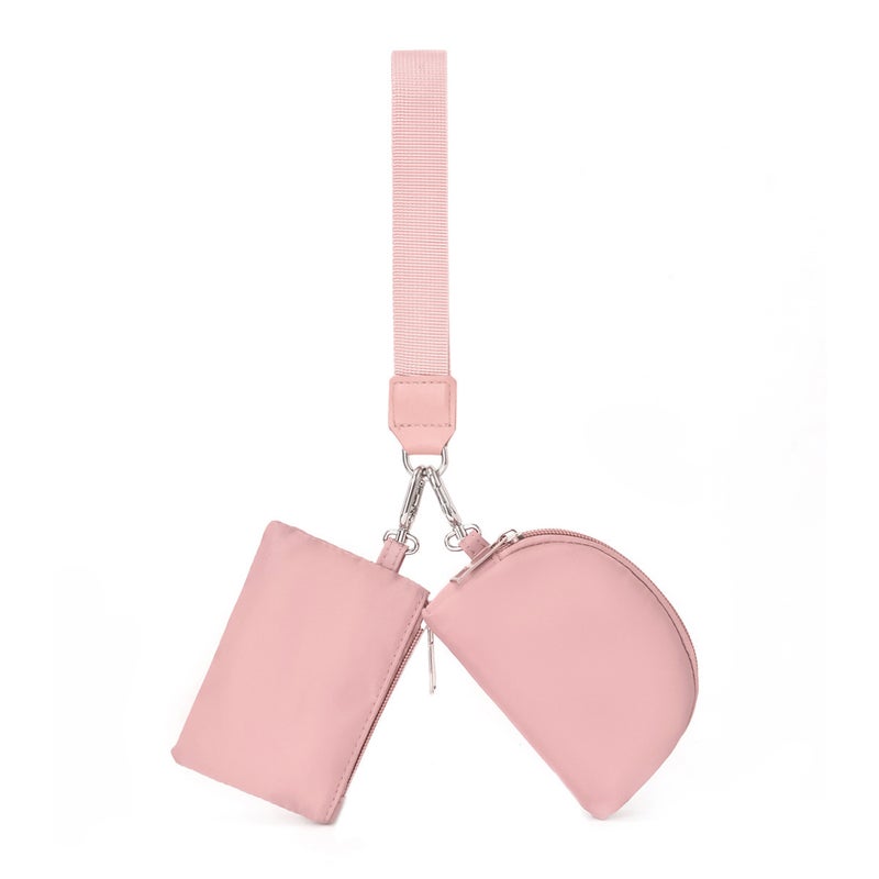 2024Lulu Wrist Bag Portable Lulu Card Bag Bank Card Mini Change Storage Bag - Image 1