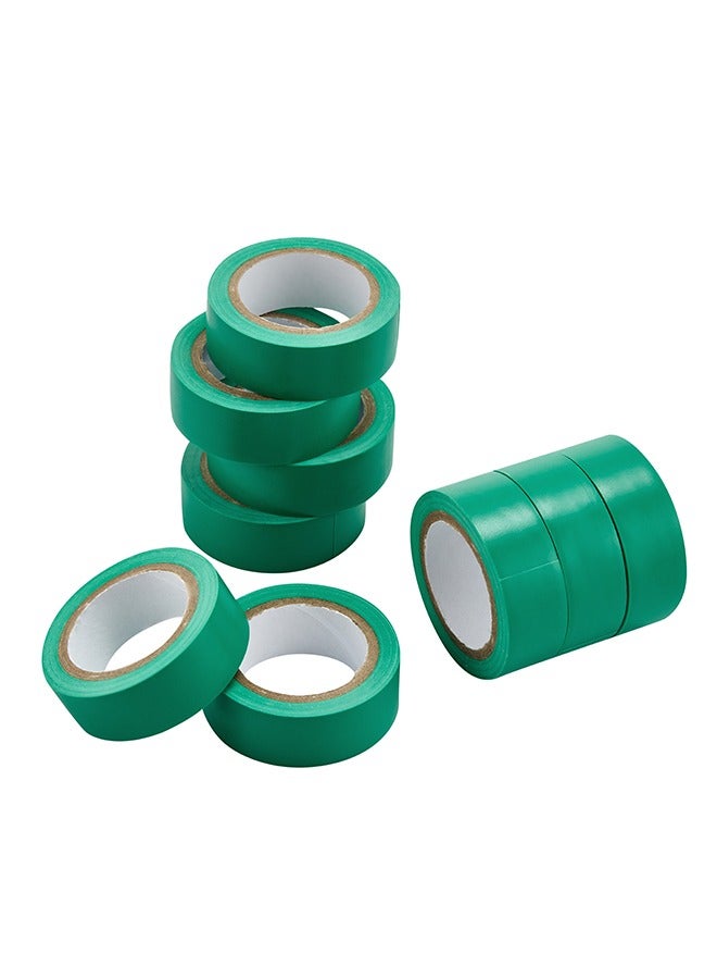 LAWAZIM Snail Electrical Tape-9 Piece Green-Moisture Heat Abrasion Resistant Vinyl Tape with Strong Adhesive-for Electrical Insulation Wire Splicing Cable Bundling Home Improvement and Industrial Applications - Image 2