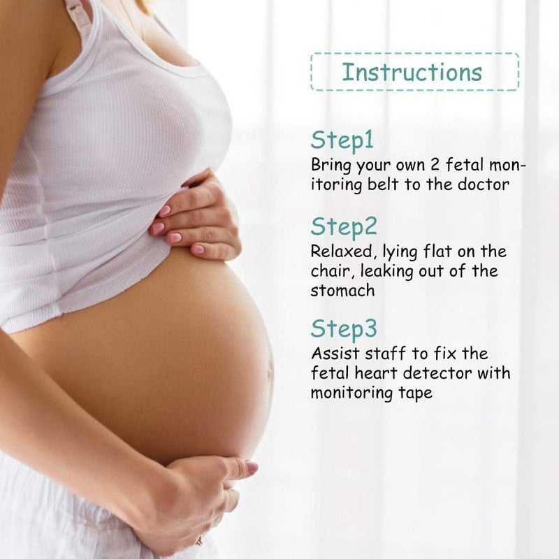 Clina Monitoring Belt, Fetal Heart Monitoring Belt, Professional Monitoring Bandage Belt for Women - Image 5