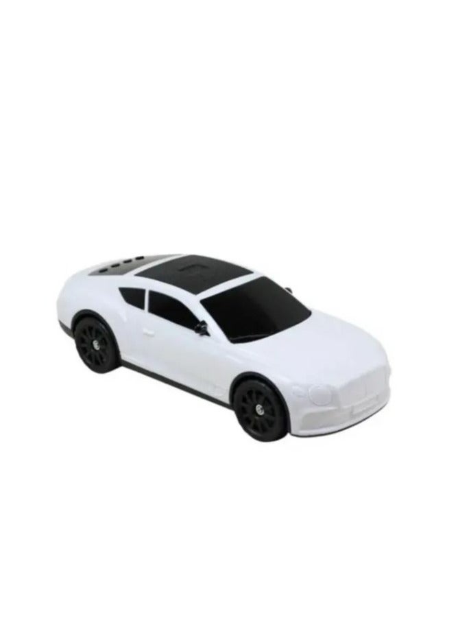 كيسونلي مكبر صوت على شكل سيارة B7 محمول بتقنية البلوتوث | سلسلة مكبرات صوت ديناميكية عالية الجودة وصوت جهير عالٍ، ستيريو من سلسلة السيارات - أبيض - Image 1