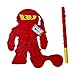 A Pinata 4 U طقم بيناتا النينجا الأحمر APINATA4U 175x135x35 بوصة رفع حماس حفلة النينجا مع مستلزمات كاملة زينة عيد ميلاد ذات طابع خاص تشمل عصا وقناع - Image 2