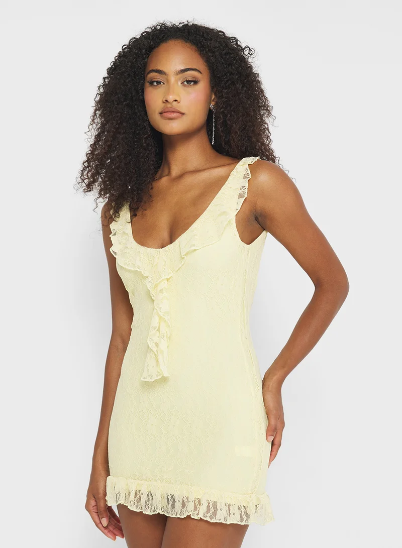 Ginger Lace Bodycon Dress