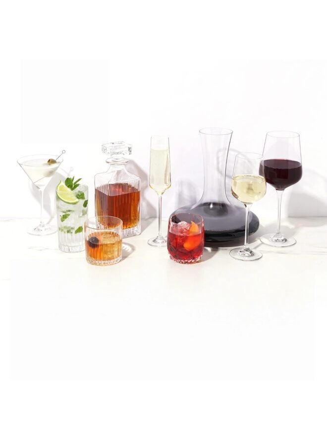Set 4PCS glass, 285ml crystal clear water cup for cocktails, juices, iced coffee, perfect for family bars, parties and gifts - Image 4