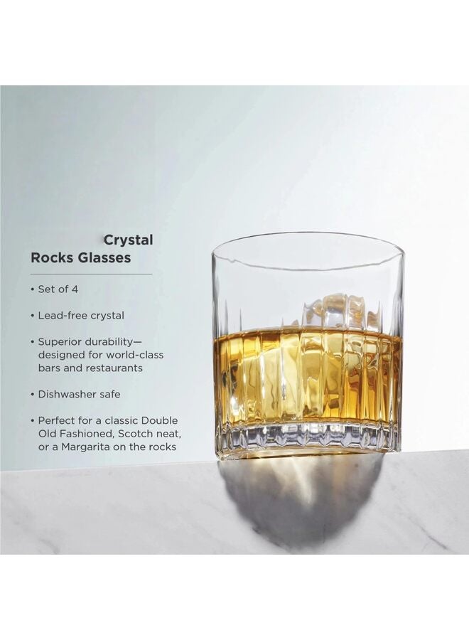 Set 4PCS glass, 285ml crystal clear water cup for cocktails, juices, iced coffee, perfect for family bars, parties and gifts - Image 2