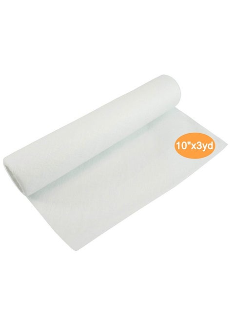 New brothread Wash Away - Water Soluble Machine Embroidery Stabilizer Backing & Topping 10" x 3 Yd roll - Light Weight - Cut into Variable Sizes for Machine Embroidery and Hand Sewing