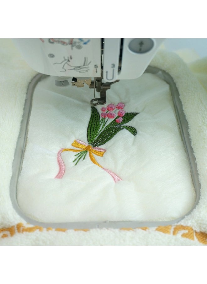 New brothread Wash Away - Water Soluble Machine Embroidery Stabilizer Backing & Topping 10" x 3 Yd roll - Light Weight - Cut into Variable Sizes for Machine Embroidery and Hand Sewing