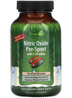 Nitric Oxide Pre-Sport with L-Citrulline, 60 Liquid Soft-Gels