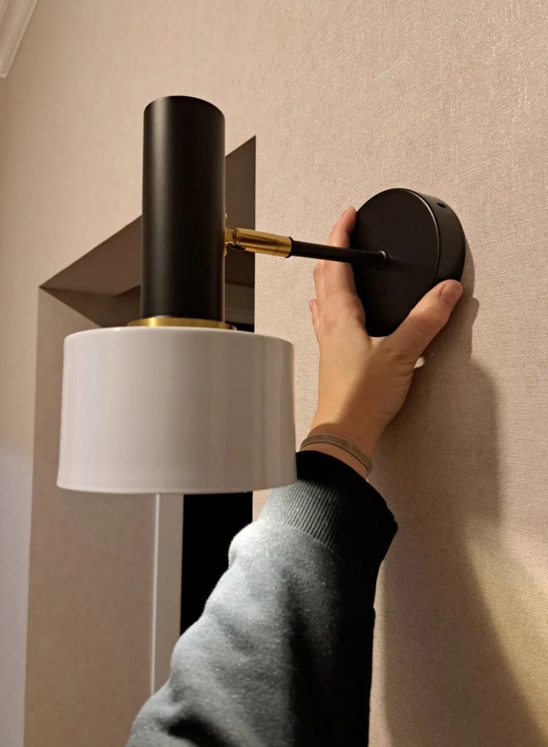 Wmlamz Cordless Battery Powered Stylish Wall Sconce with Remote Control, Smart Wiring Free Wall Sconce for Study Porch Staircase Bedroom - Image 3