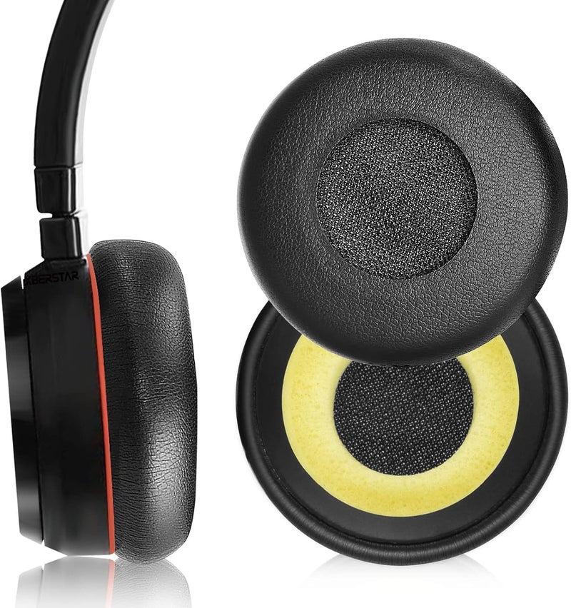 Street27® Ear Pads Cushion Compatible with Jabra Evolve 65/40/30/20 Headphones, Earpads for Jabra Evolve 65UC 65MS/ 40UC 40MS/ 30US 30II/ 20SE 20UC 20MS Headset, All-Day Comfort Design, Memory Foam - Image 1