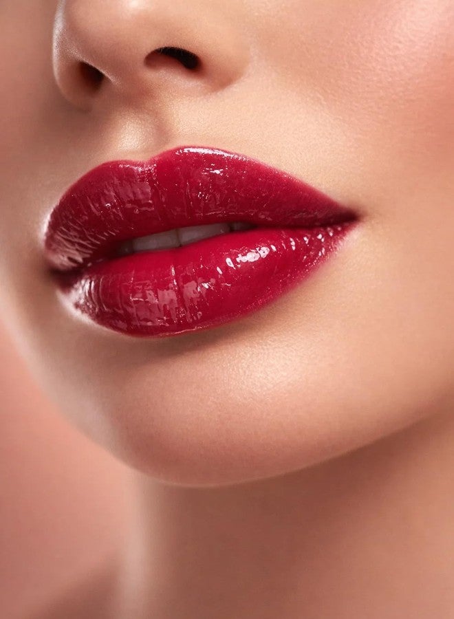 BEACHBORNINDIA No Doubt Lip Gloss, High-Shine Finish, Non-Sticky Formula, Rich Color Payoff, Moisturising, Lightweight, 5ml (09.Berry Red) - Image 5