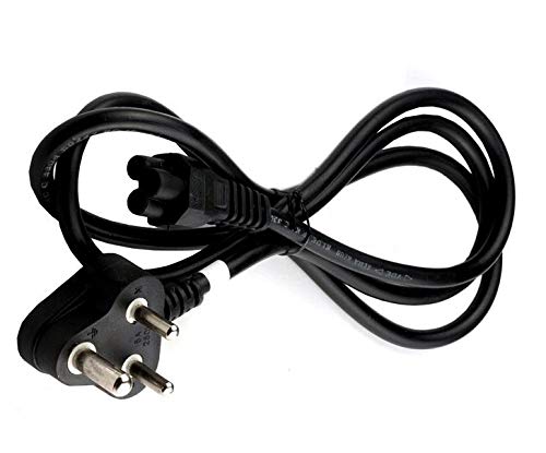 LT Lappy Top Power Cable/Cord 3 Pin 1.8 Meter for Laptop Adapter/Charger Acer HP Lenovo IBM with Mickey Mouse Socket - Image 1