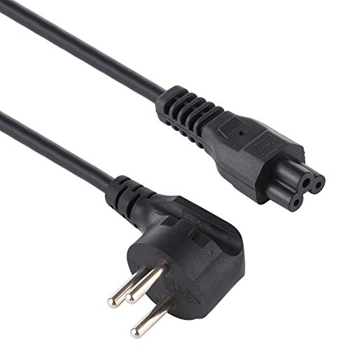 LT Lappy Top Power Cable/Cord 3 Pin 1.8 Meter for Laptop Adapter/Charger Acer HP Lenovo IBM with Mickey Mouse Socket - Image 2