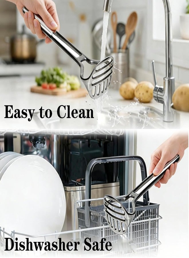 Bioduck Heavy Duty One-Piece Potato Masher - Solid Stainless Steel, No Seams Never Breaks - Effortless Mashing for Potatoes, Beans, Avocados - Dishwasher Safe & Rustproof, 11-Inch Kitchen Heirloom - Image 3