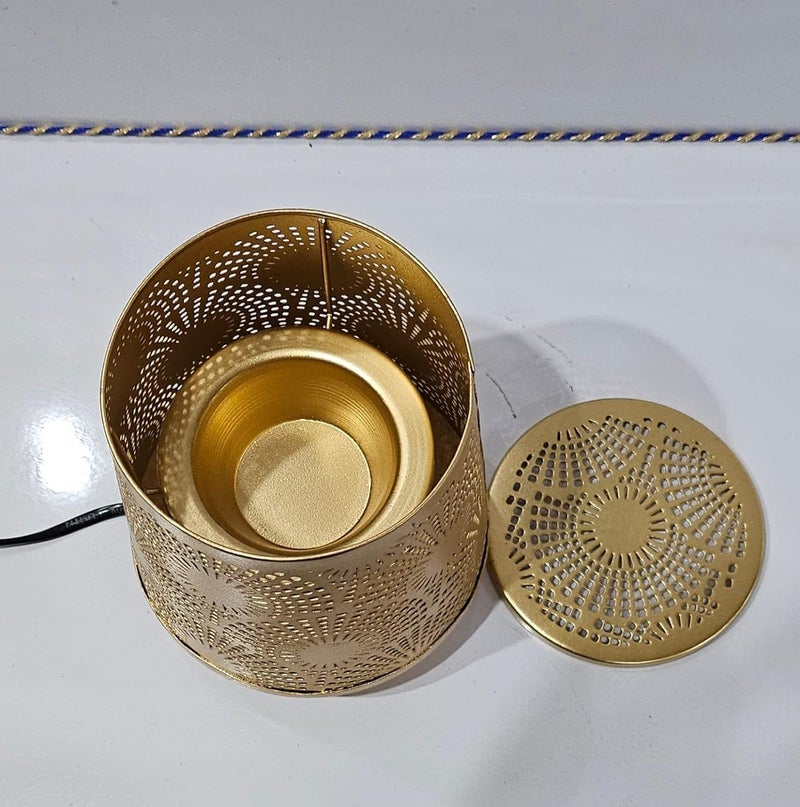 R.R.V. INTERNATIONAL RRV INTERNATIONAL Elegant Aroma DiffuserBurner with 10 ml Aroma Oil Made by Galvanized Metal - Image 5