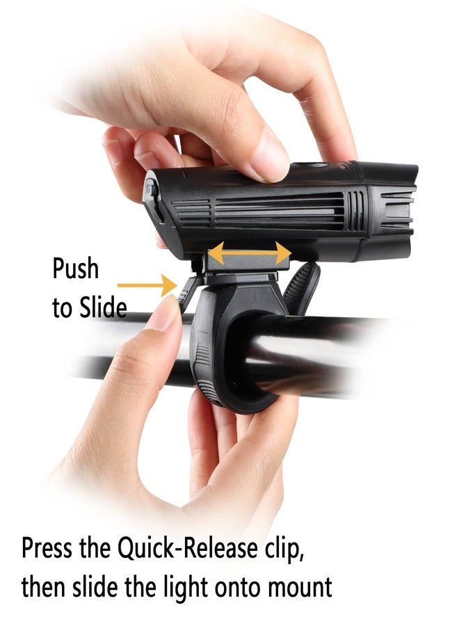 Ascher Bike Light Mount Bracket, Handlebar Light Holder Mount Bicycle Mounting Bracket, Suitable for Headlights HJ-040, Pack of 1 - Image 3