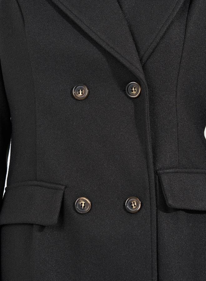 ستايلي معطف بقصة عادية وصفين أزرار - Image 3