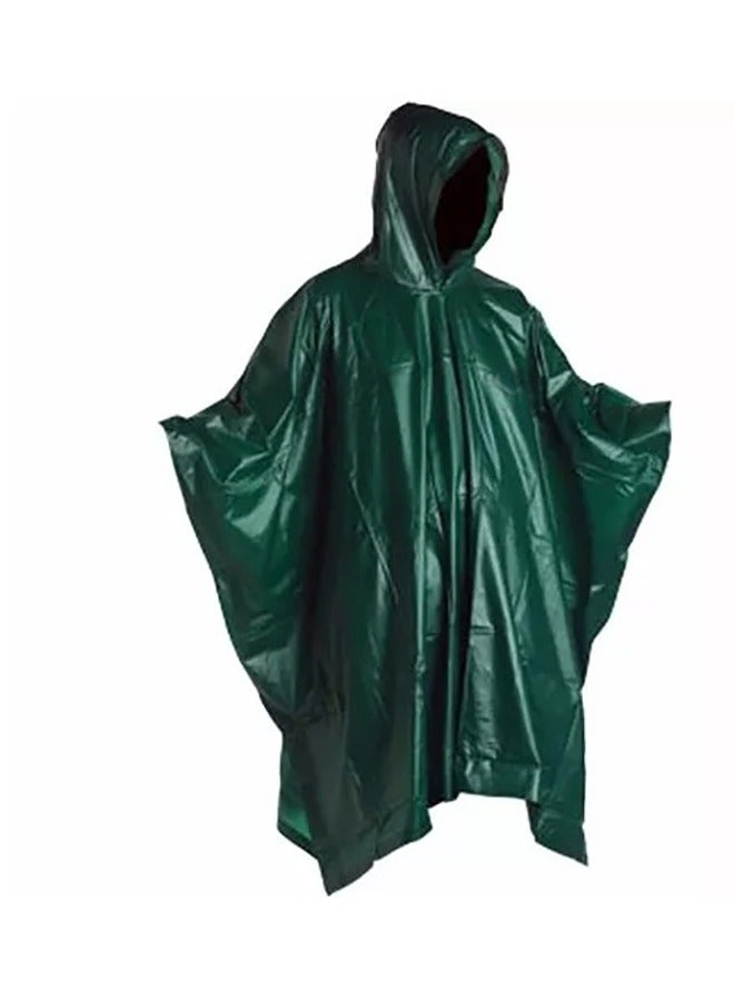 إيه جي دي معطف واق من المطر خفيف الوزن متعدد الاستخدامات مزود بغطاء رأس (أخضر) - Image 1