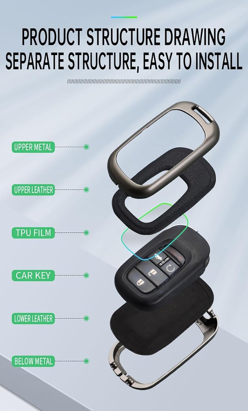 SANRILY Key Fob Cover for Honda Vehicles - Image 4
