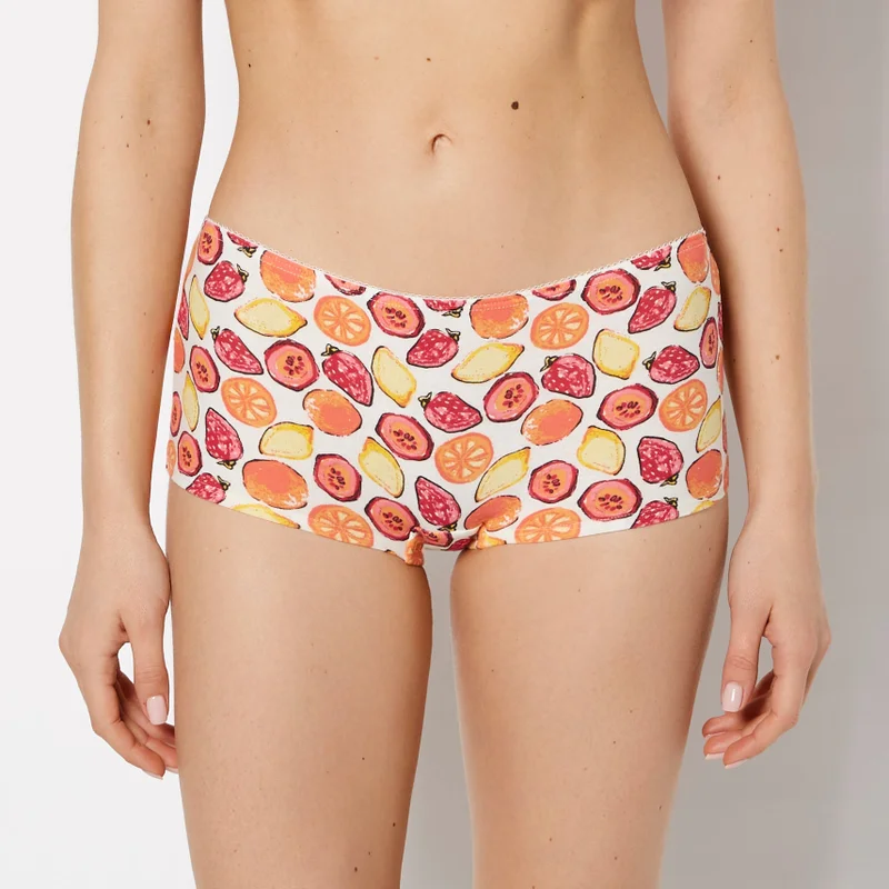لا سينزا La Senza Boyshort Cotton Panty and Picot Trim
