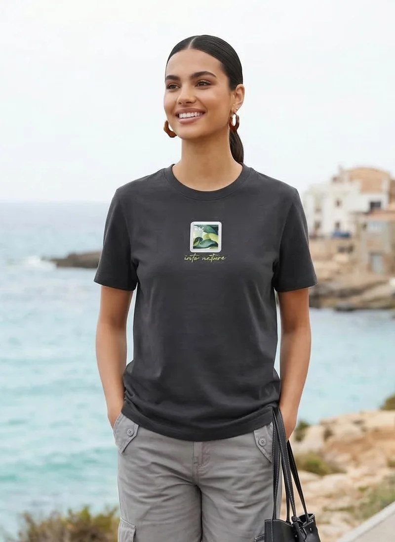 NOBERO Nobero Women Graphic Printed T-shirt