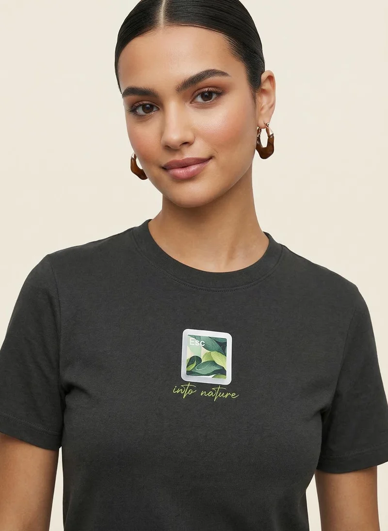 NOBERO Nobero Women Graphic Printed T-shirt