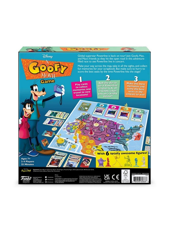 Funko Funko Disney A Goofy Movie Kids Board Game Ages 7 and Up 2-4 Players  - Image 2