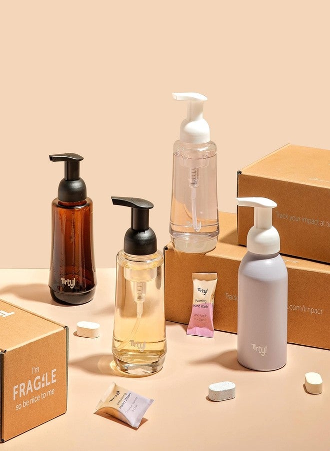 Tirtyl Foaming Replacement Pump Set - 2 Pack - 40mm (1.57”) Wide Rim (40/410 neck size) - Unique Matte Finish - High Rated 1.66c Foam Output for Maximum Foam (Matte White) - Image 5