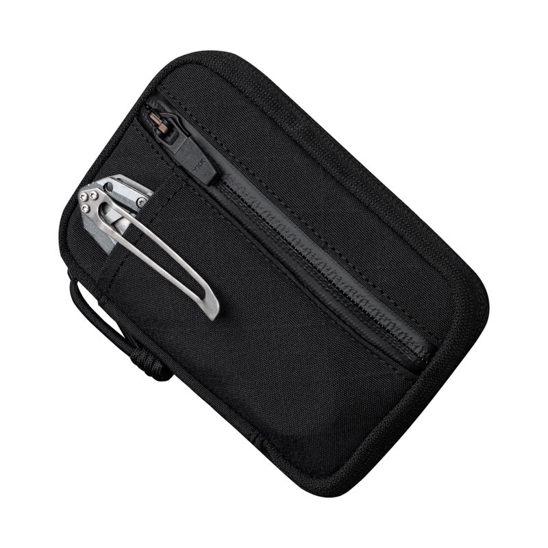 ALPAKA HUB Pouch Pro EDC Organizer - Small Tool Pouch for Electronics, Cables with YKK Zipper, Daily Use and Travel - Black Axogrid 300D Weatherproof UV Resistant Fabric - Image 1