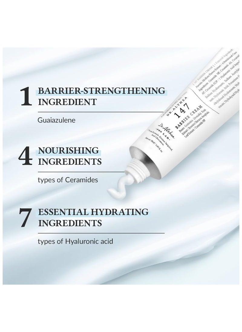 Dr.althea - Dr.Althea 147 Barrier Cream | Daily Skin Barrier Care | Deep Hydrating with Hyaluronic Acid & Ceramides | Korean Vegan Skincare for All Skin Types | 1.7 Fl Oz - Image 1