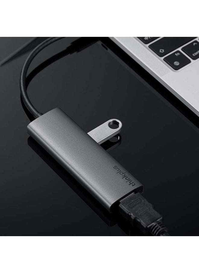 Thinkpad Lenovo Type-c Expansion Dock, Usb3.0 Hub, Usb-c To Hdmi Adapter, Pd Fast Charging Converter, Apple And Huawei Laptop Expansion Dock, Lc06-t