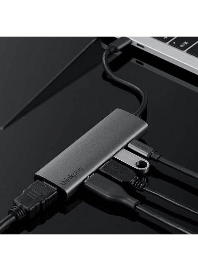 Thinkpad Lenovo Type-c Expansion Dock, Usb3.0 Hub, Usb-c To Hdmi Adapter, Pd Fast Charging Converter, Apple And Huawei Laptop Expansion Dock, Lc06-t