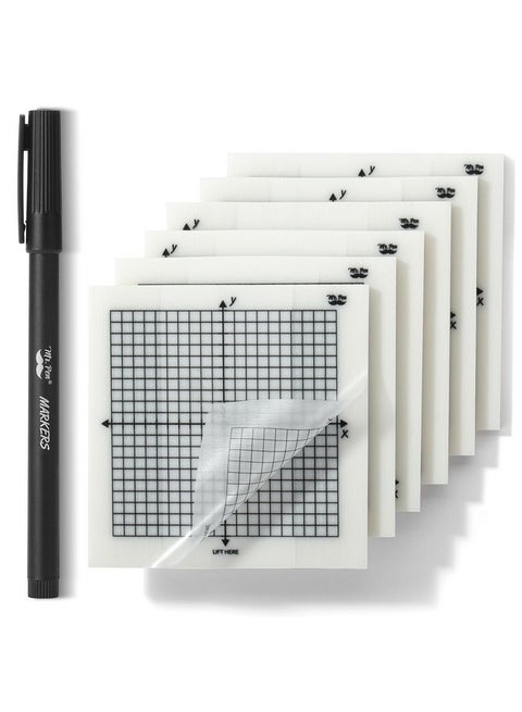 Transparent Graph Paper Sticky Notes 300 Sheets 3X3 Inch Graph Sticky Notes Math Graph Paper Graphing Sticky Notes Grid Sticky Notes Grid Notepad Mini Graph Paper