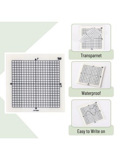 Mr. Pen Transparent Graph Paper Sticky Notes 300 Sheets 3X3 Inch Graph Sticky Notes Math Graph Paper Graphing Sticky Notes Grid Sticky Notes Grid Notepad Mini Graph Paper  - Image 3