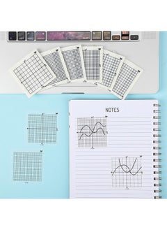 Mr. Pen Transparent Graph Paper Sticky Notes 300 Sheets 3X3 Inch Graph Sticky Notes Math Graph Paper Graphing Sticky Notes Grid Sticky Notes Grid Notepad Mini Graph Paper  - Image 5