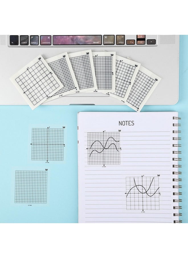 Mr. Pen - Transparent Graph Paper Sticky Notes 300 Sheets 3X3 Inch Graph Sticky Notes Math Graph Paper Graphing Sticky Notes Grid Sticky Notes Grid Notepad Mini Graph Paper - Image 1