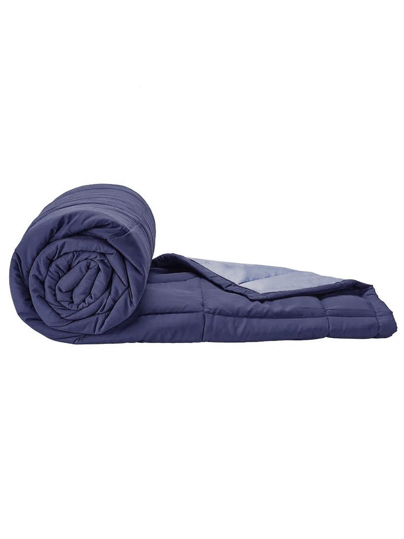 KOPA Ultra Soft Microfiber Reversible Comforter for All Weather -1pc Single (Feather lite) | Reversible Lightweight | Comforter/AC Blanket/Quilt/Duvet for All Weather Reversible-Grape/Lavender - Image 3