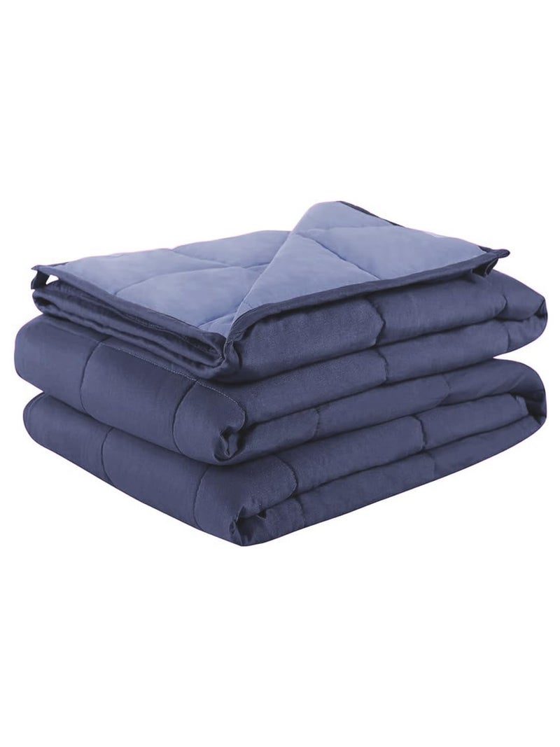KOPA Ultra Soft Microfiber Reversible Comforter for All Weather -1pc Single (Feather lite) | Reversible Lightweight | Comforter/AC Blanket/Quilt/Duvet for All Weather Reversible-Grape/Lavender - Image 4