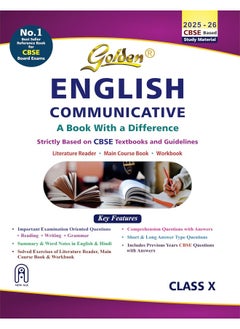 Golden English Communicative (with Sample Papers): A Book with Difference Class - 10 (2018-19 Sessio