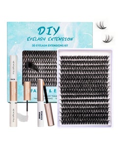 Lash Clusters 320pcs Individual Lashes 60D&80D DIY Lash Extensions D Curl Lash Clusters False Eyelashes Natural Look 10-16mm Mix Cluster Eyelash Extensions EASY TO USE - pzsku/Z145CA6E44FBD2285EC75Z/45/_/1716546611/5dd3b2b1-de88-4fa4-a829-11c9a69084bf