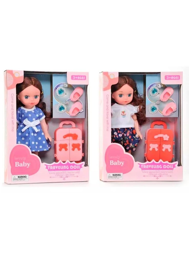 Beauty & Glamour Lovely Baby Doll With Dress 2pcs