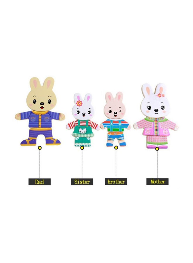 Multi Functional Baby Rabbit Changing Clothes Puzzle - Image 2