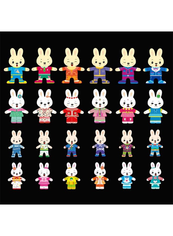Multi Functional Baby Rabbit Changing Clothes Puzzle - Image 3