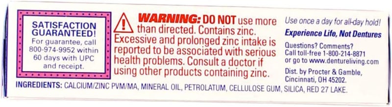 Fixodent كريم لاصق طقم الأسنان الأصلي 0.75 أونصة (عبوة من 8) - Image 5