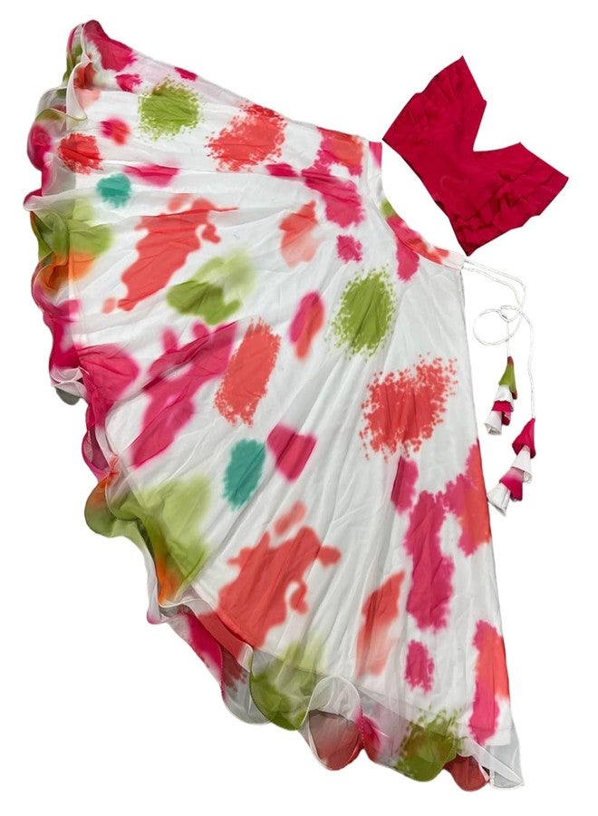 Yogilabel Girls Georgette Stylish Readymde Lehenga Choli Set- Kids Party Dress - - Image 1