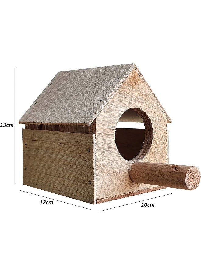 Egardenkart Wooden Nest Nesting Box For Bird Small A - Image 4