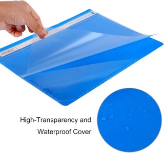 Al FAKHAMA A4 Project Folders - Pack of 6 Plastic Presentation Document Files in Blue, Green, and Black - view 5