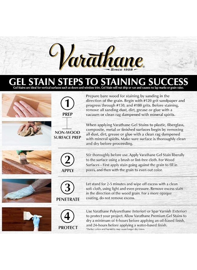VARATHANE - Varathane 358322 Premium Gel Stain, Black - Image 1